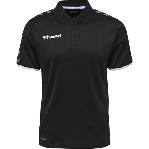 hmlAUTHENTIC FUNCTIONAL POLO, BLACK/WHITE, packshot
