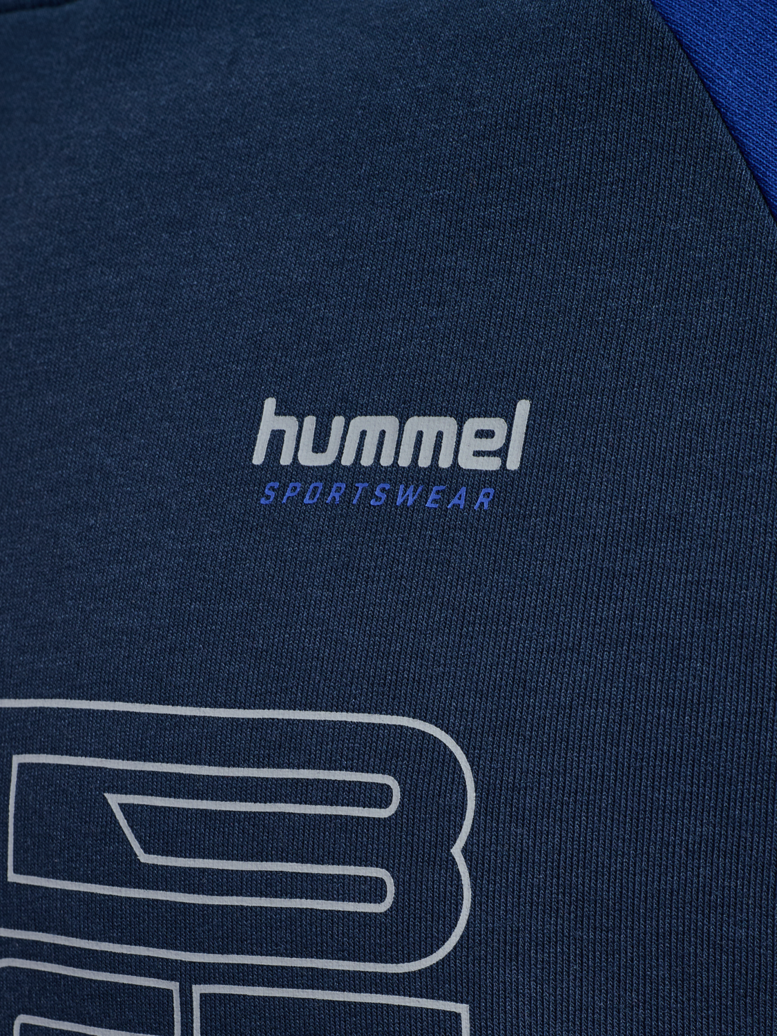 hmlOVERSIZED ICONIC CREW CH, DRESS BLUES, packshot