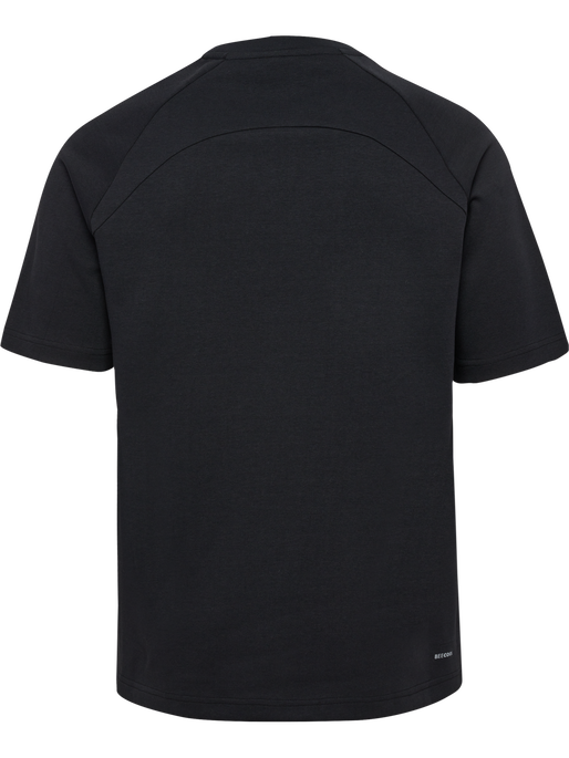 hmlTECH LOOSE T-SHIRT, BLACK, packshot