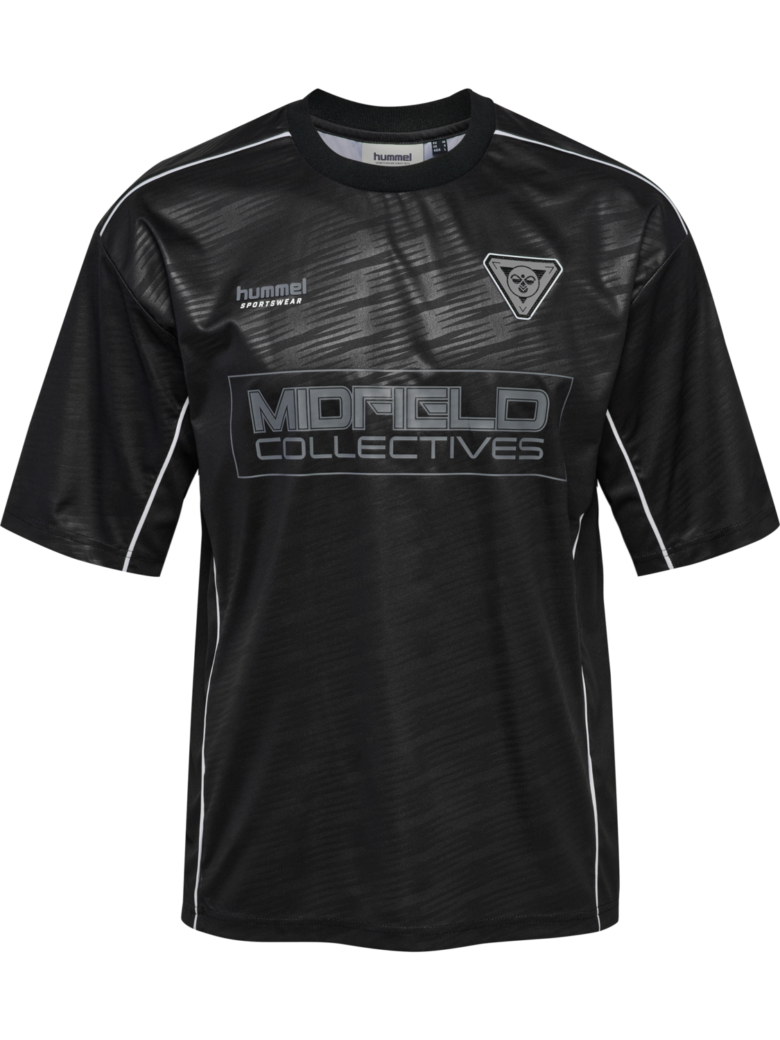 hmlLOOSE TIGER SOCCER JERSEY S/S, BLACK, packshot