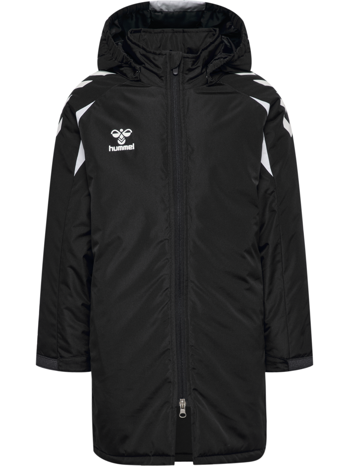 hmlCORE 2.0 BENCH JACKET KIDS, BLACK/WHITE, packshot