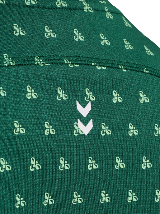 hmlPULSE AOP WORKOUT W T-SHIRT S/S, VERDANT GREEN hmlPULSE AOP WORKOUT W T-SHIRT S/S, VERDANT GREEN, packshot