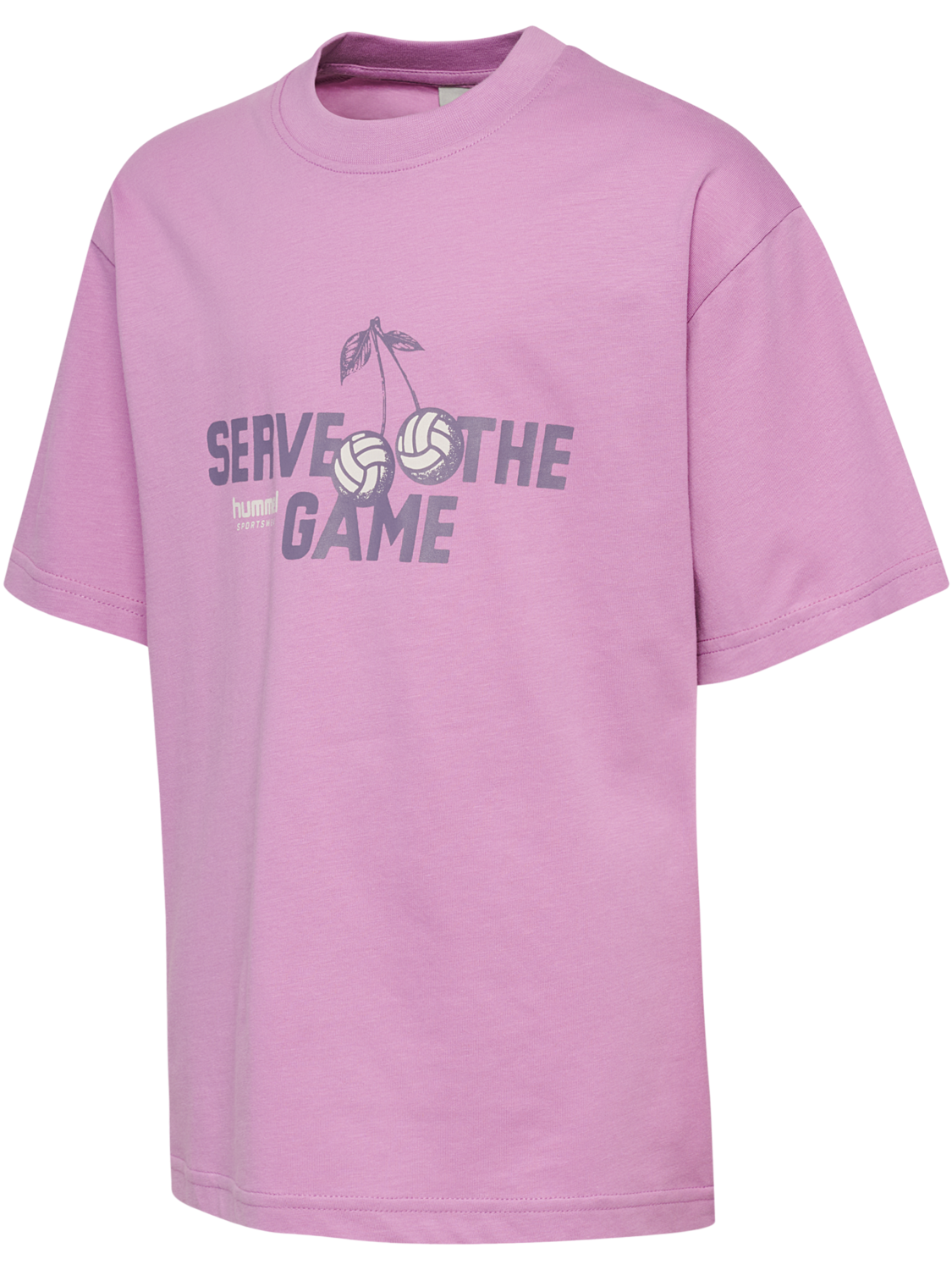 hmlJR LOOSE SET HS GRAPHIC, SMOKY GRAPE, packshot