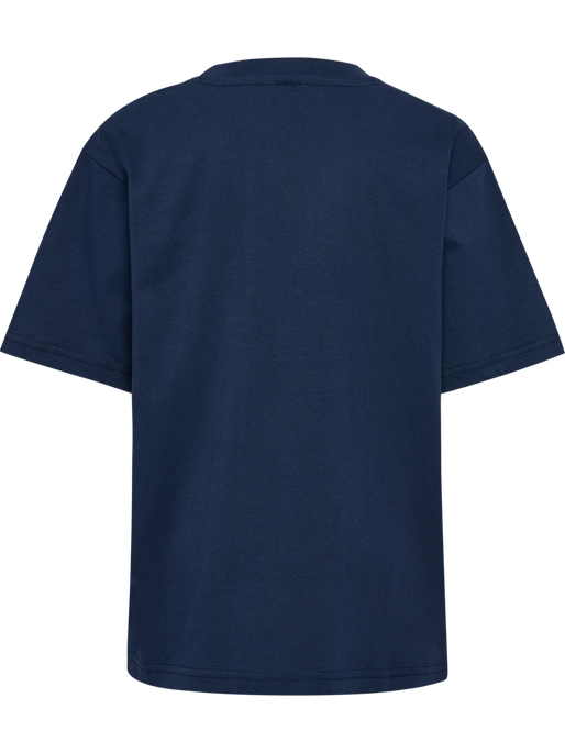 hmlJR LOOSE T-SHIRT S/S BEE, DRESS BLUES hmlJR LOOSE T-SHIRT S/S BEE, DRESS BLUES, packshot