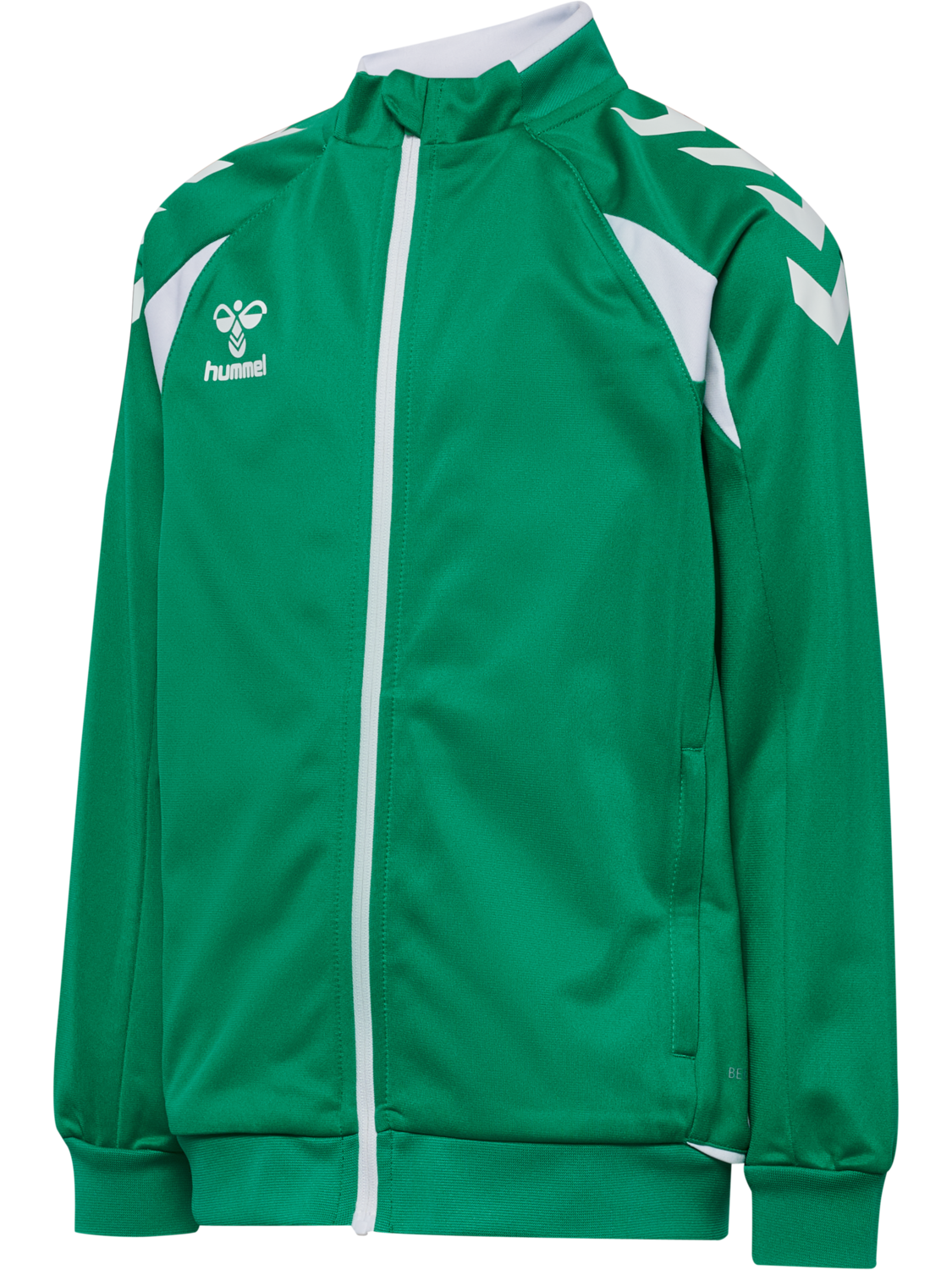 hmlCORE 2.0 TRACK ZIP JACKET KIDS, JELLY BEAN/WHITE, packshot