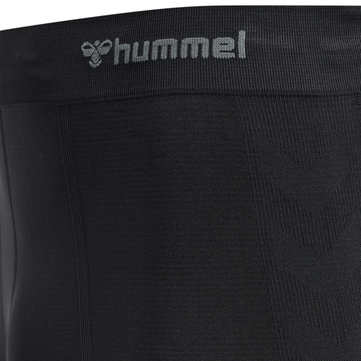 hmlJACK SEAMLESS BOXERS 2-PACK, BLACK/BLACK, packshot