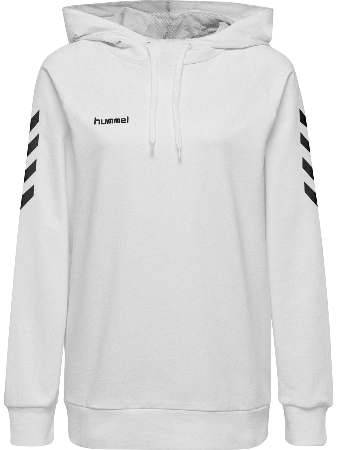 HMLGO COTTON HOODIE WOMAN, WHITE, packshot