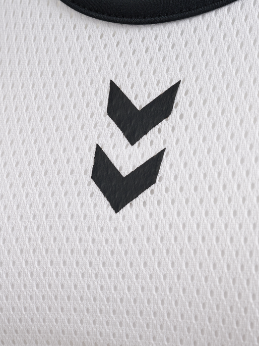 hmlPULSE MESH W TOP, WHITE/BLACK, packshot