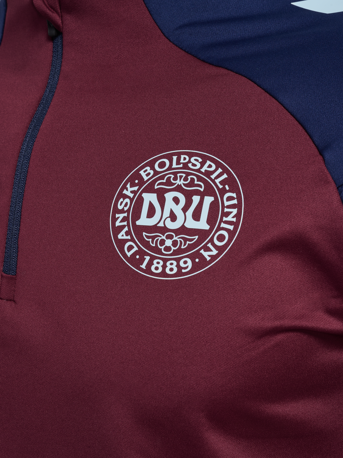 DBU 26 PRO TR HALF ZIP SWEAT, WINDSOR WINE/PEACOAT, packshot