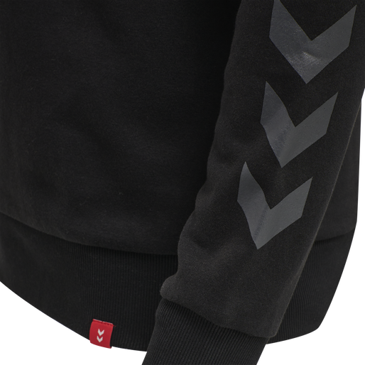 hmlLEGACY HOODIE, BLACK, packshot