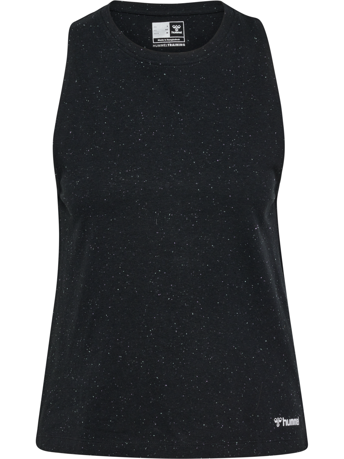 hmlMT ULTRA TOP, BLACK/MULTI COLOUR MELANGE, packshot