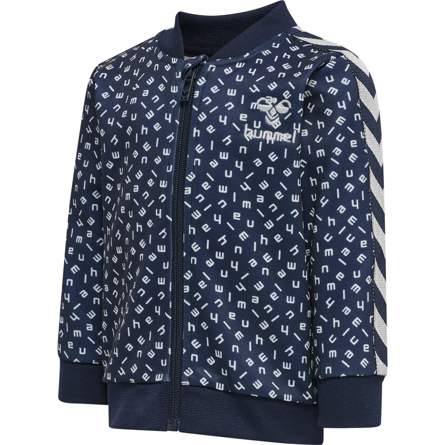 hmlTROY ZIP JACKET, BLACK IRIS, packshot