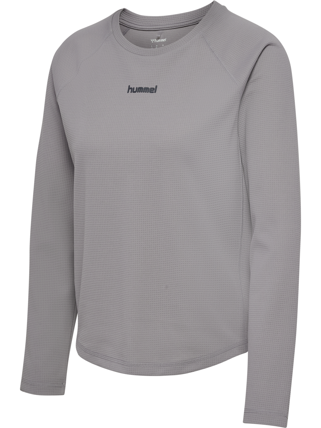 hmlMOMENTUM W T-SHIRT L/S, SHARKSKIN, packshot