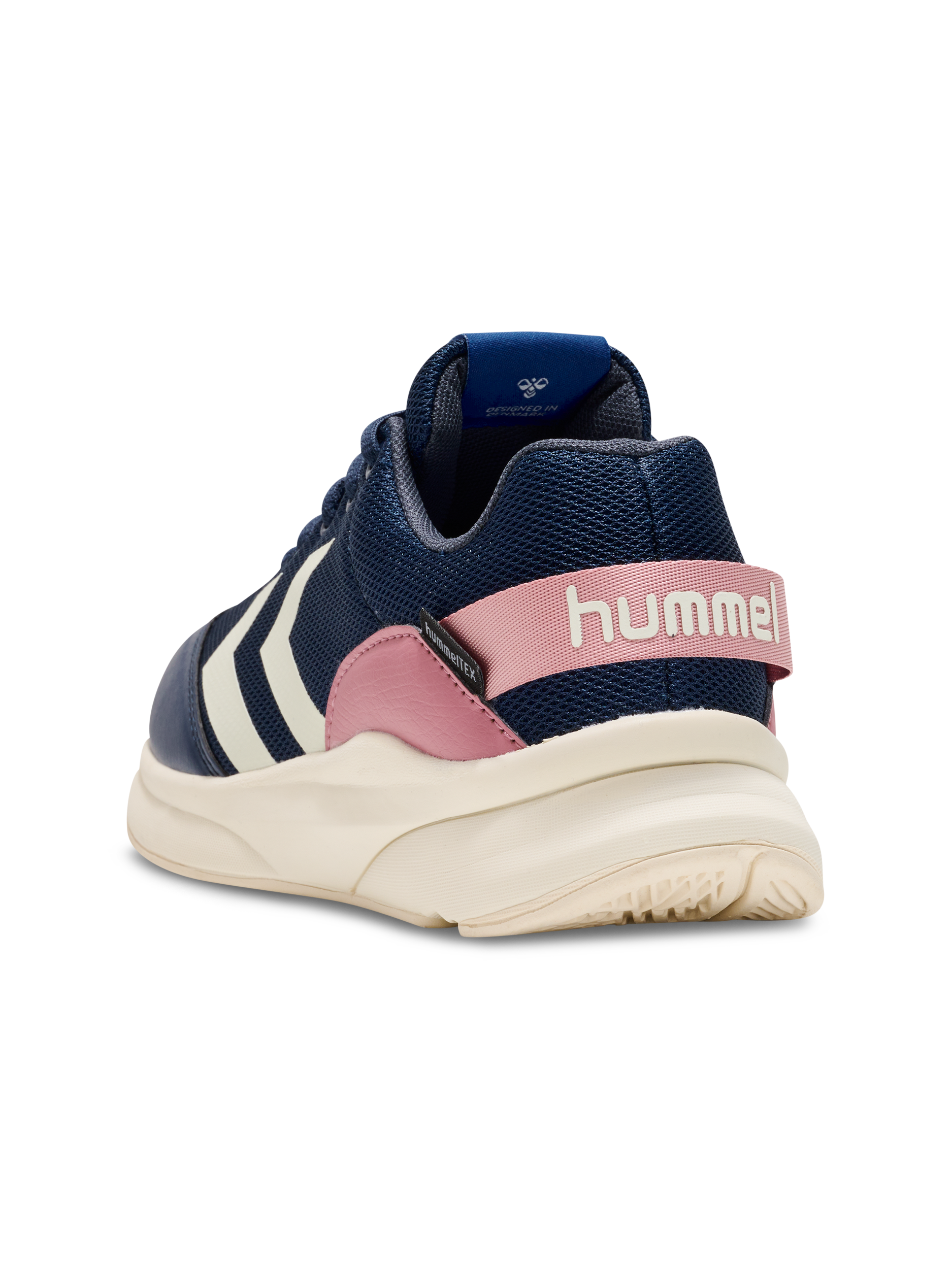 REACH 250 RECYCLED TEX LACE JR, BLACK IRIS/PINK, packshot