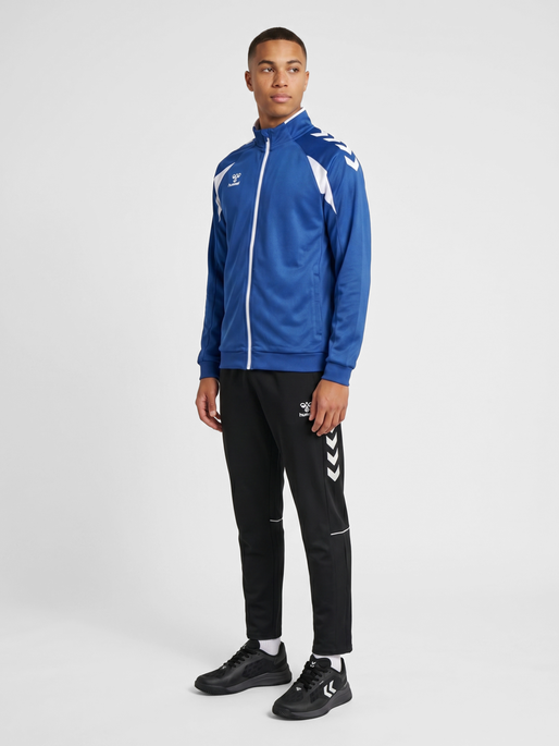 hmlCORE 2.0 TRACK ZIP JACKET, TRUE BLUE/WHITE, model