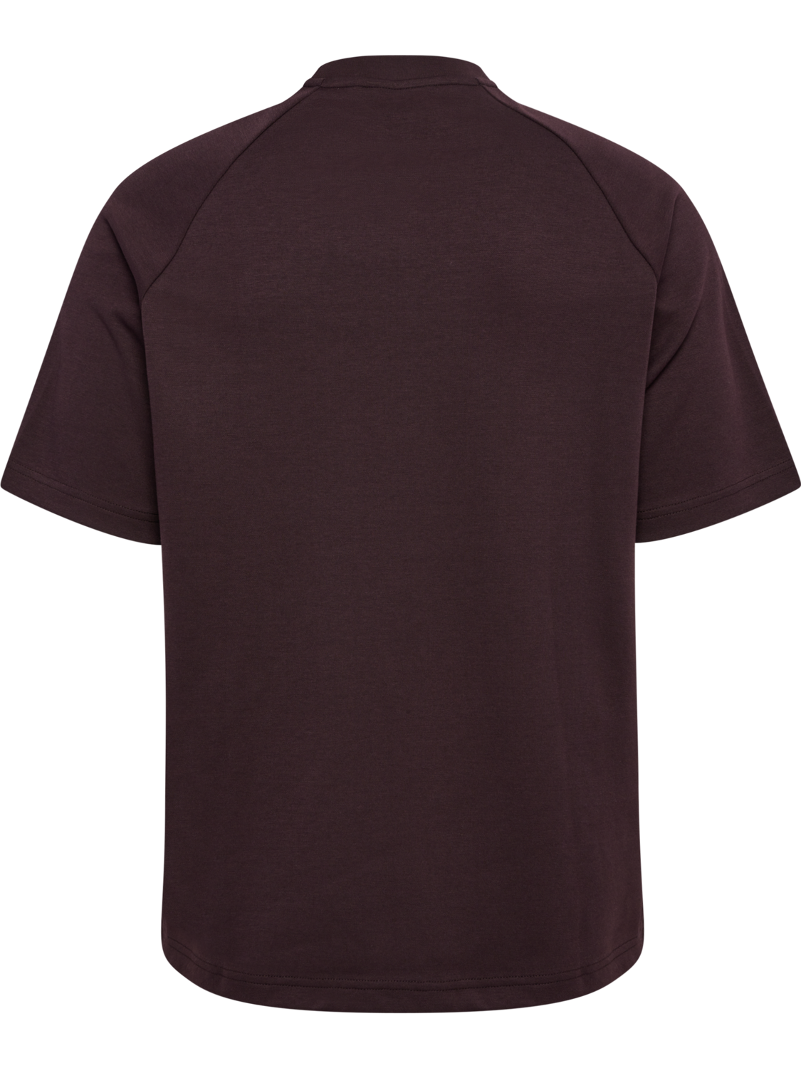 hmlTECH LOOSE TEE, CHOCOLATE PLUM, packshot