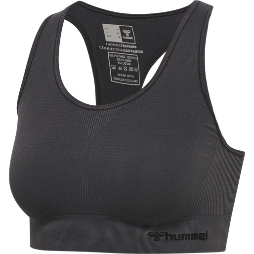 hmlTIF SEAMLESS SPORTS TOP, ASPHALT, packshot