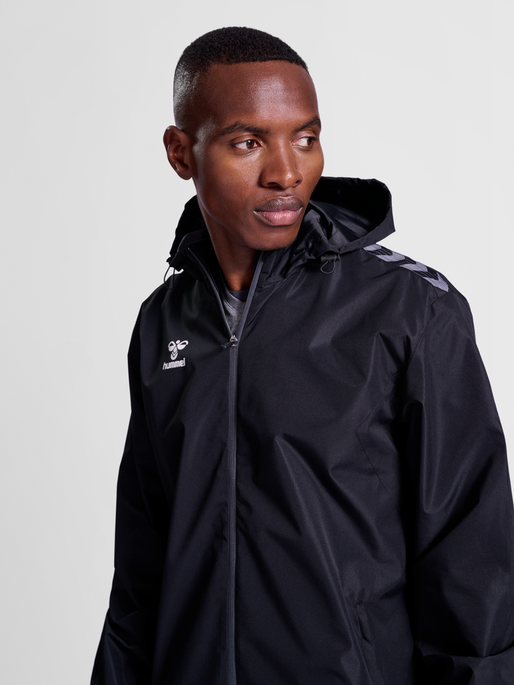 hmlAUTHENTIC ALL WEATHER JACKET, BLACK, model