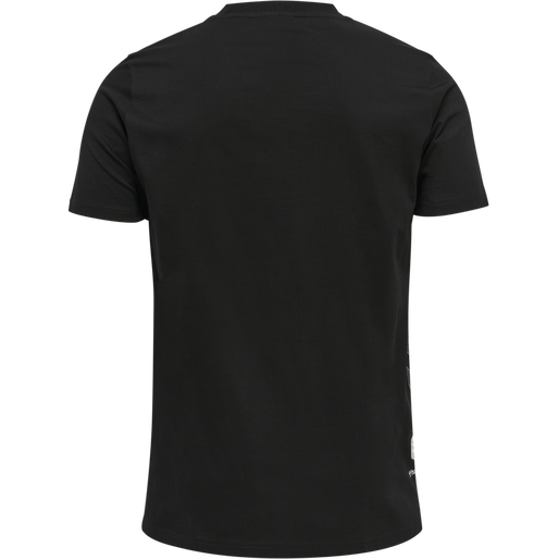 hmlMOVE GRID COTTON T-SHIRT S/S, BLACK, packshot