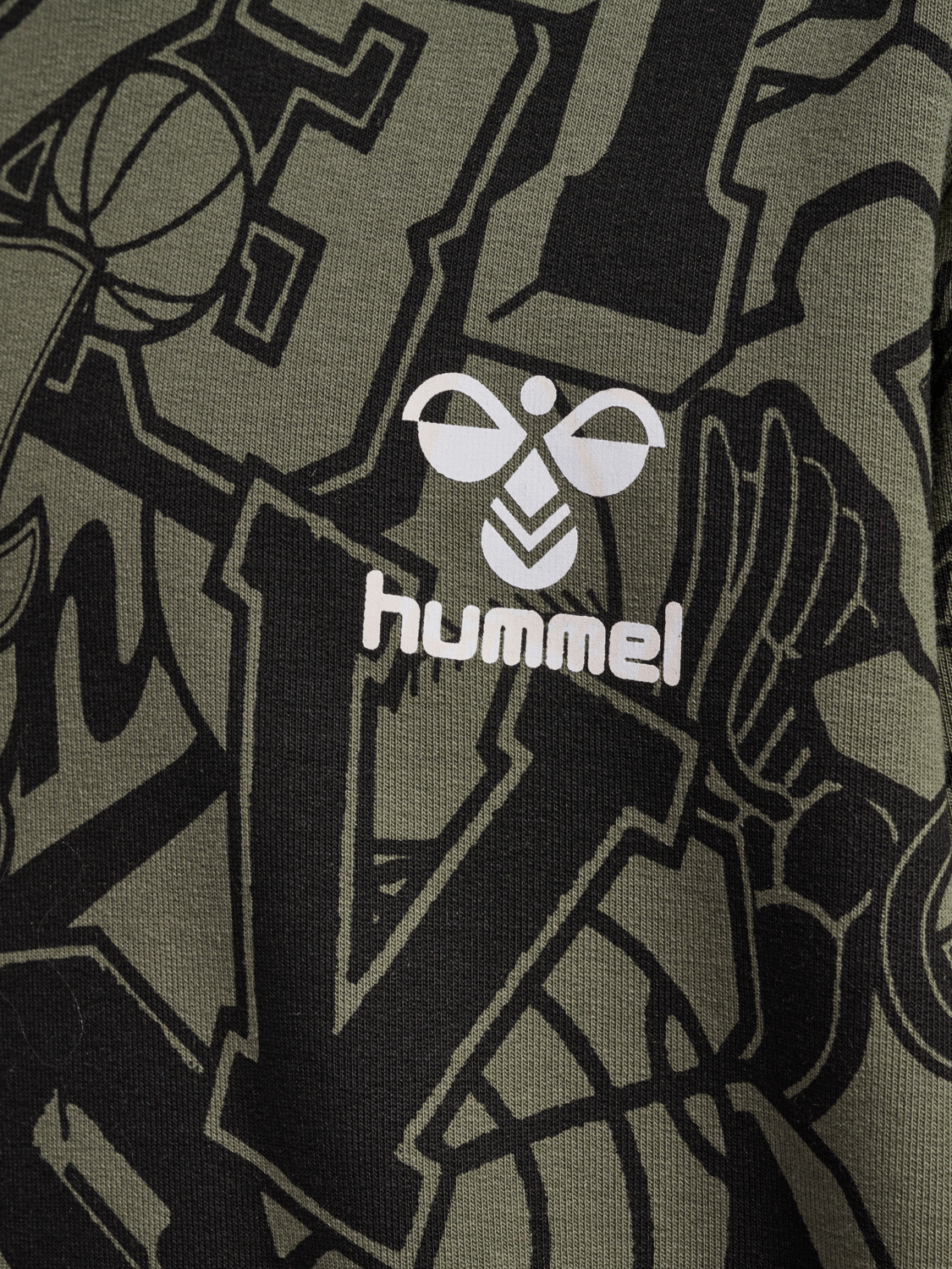 hmlMOLT HOODIE, DUSTY OLIVE, packshot