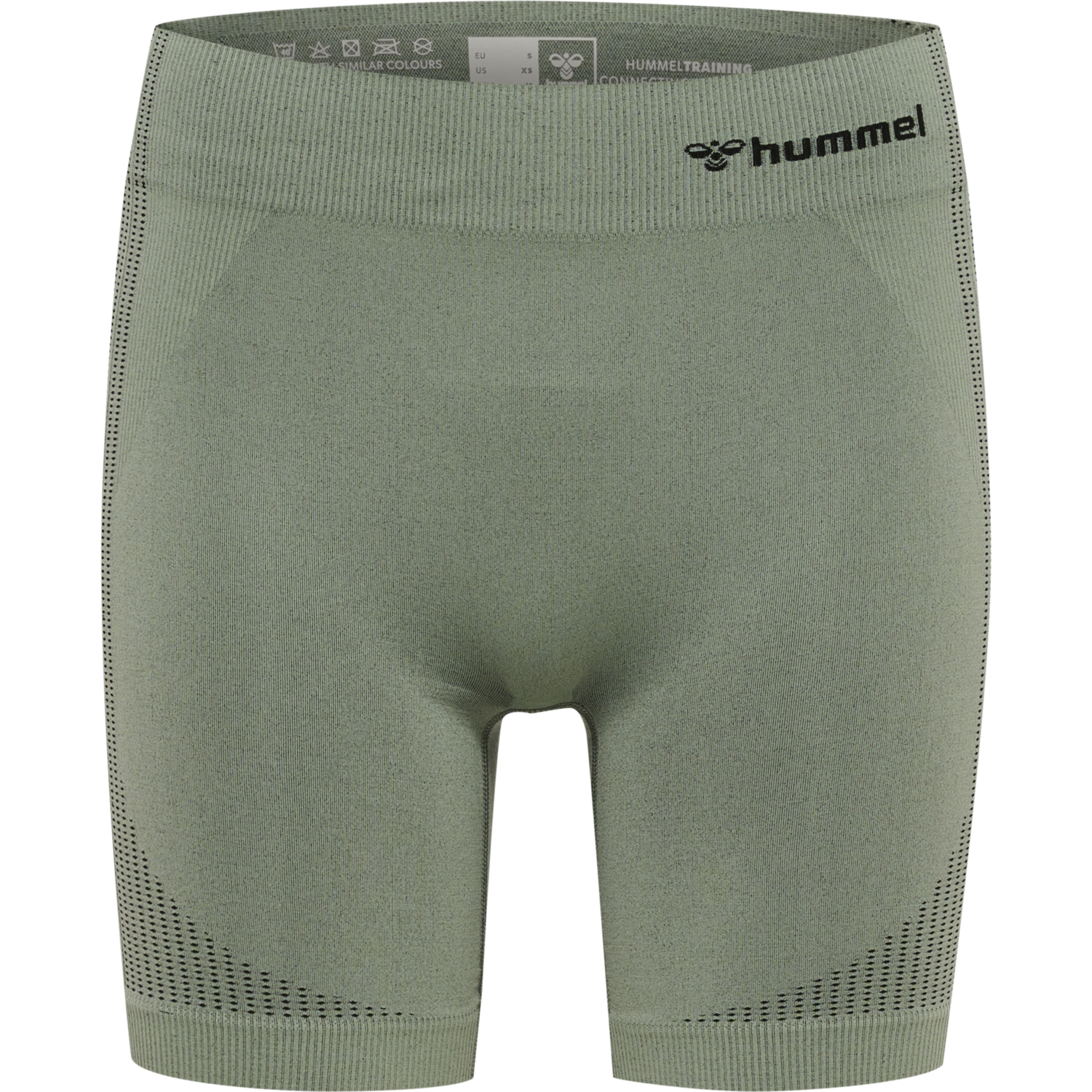 hmlMT SHAPING SEAMLESS MW SHORTS, LILY PAD, packshot