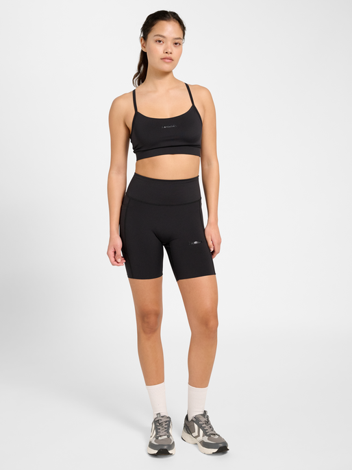 hmlPRIMA HW SHORT TIGHTS, BLACK, model