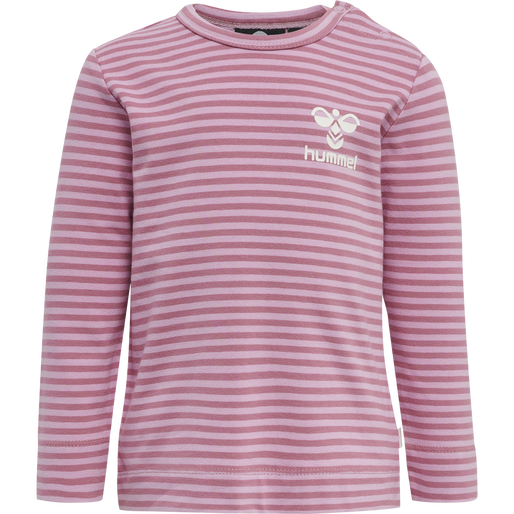 hmlMULLE T-SHIRT L/S, MAUVE MIST, packshot
