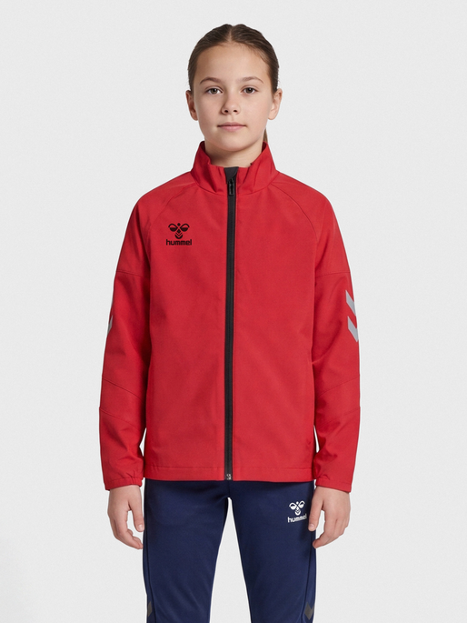 hmlLEAD TRAINING JACKET KIDS , TRUE RED, model