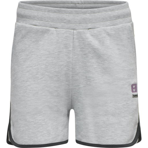 hmlLGC YOKO SHORTS, LIGHT GREY MELANGE, packshot