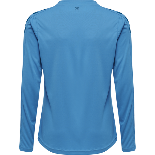 hmlCORE XK POLY JERSEY L/S KIDS, BLUE DANUBE, packshot