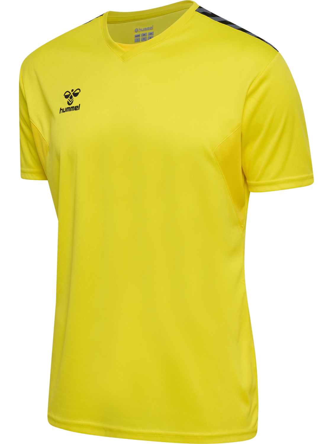 hmlAUTHENTIC PL JERSEY S/S, BLAZING YELLOW, packshot