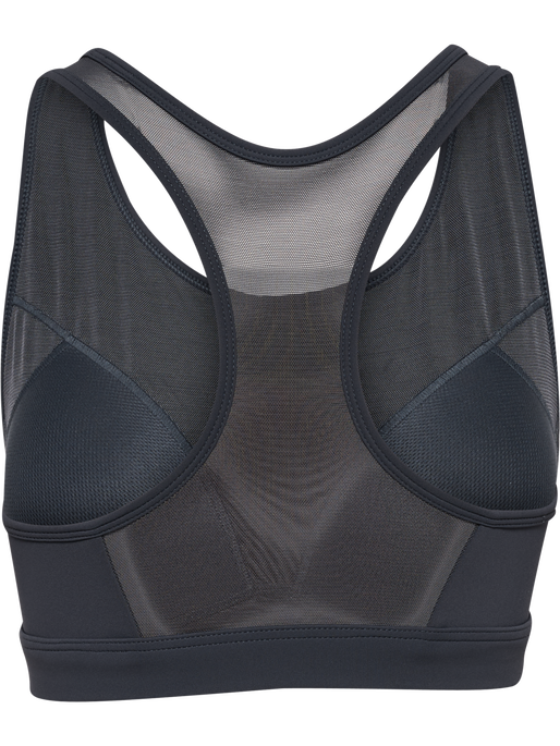 hmlPULSE MEDIUM SUPPORT BRA, EBONY, packshot
