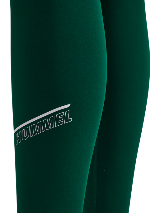 hmlCOURT MID WAIST POCKET TIGHTS W, RAIN FOREST, packshot