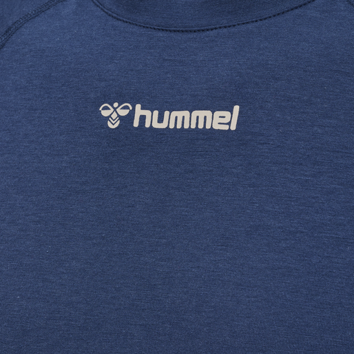 hmlMT LAZE T-SHIRT L/S, INSIGNIA BLUE, packshot