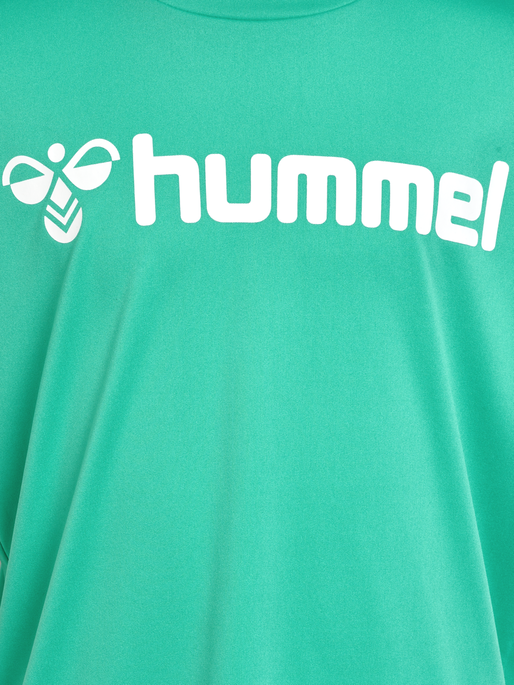 hmlLOGO JERSEY S/S KIDS, ATLANTIS, packshot