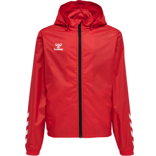 hmlCORE XK SPRAY JACKET KIDS, TRUE RED, packshot