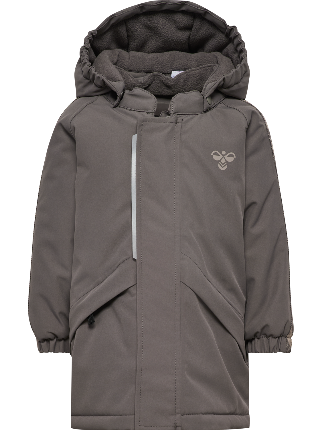 hmlMINI CHEVRON JACKET WP 10K, DARK GULL GRAY, packshot