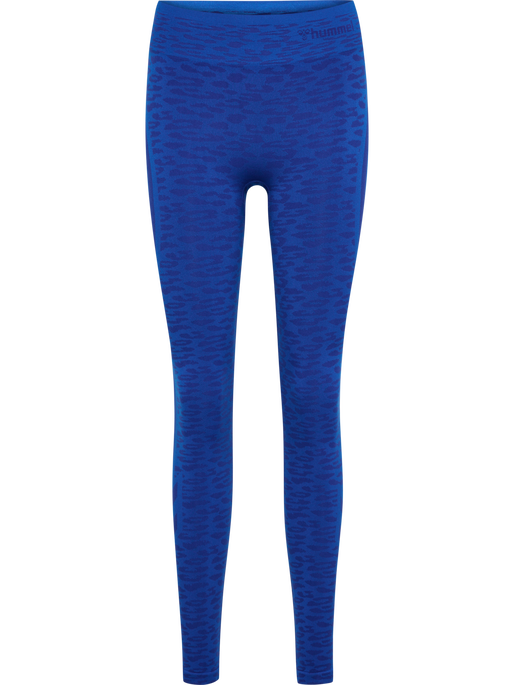 hmlMT LEO SEAMLESS MW TIGHTS, OLYMPIAN BLUE/SODALITE BLUE ME, packshot