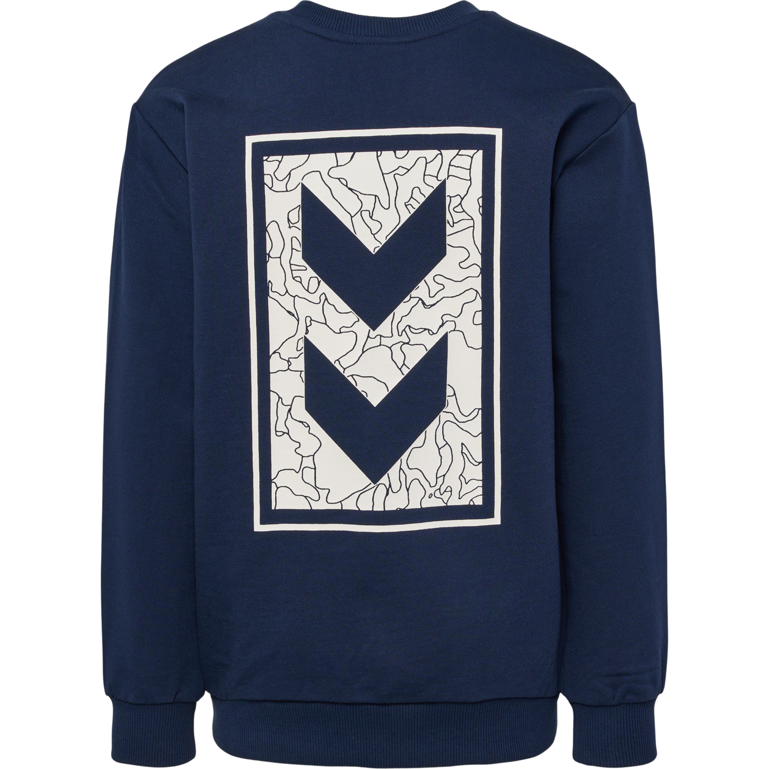 hmlRUSH SWEATSHIRT, BLACK IRIS, packshot