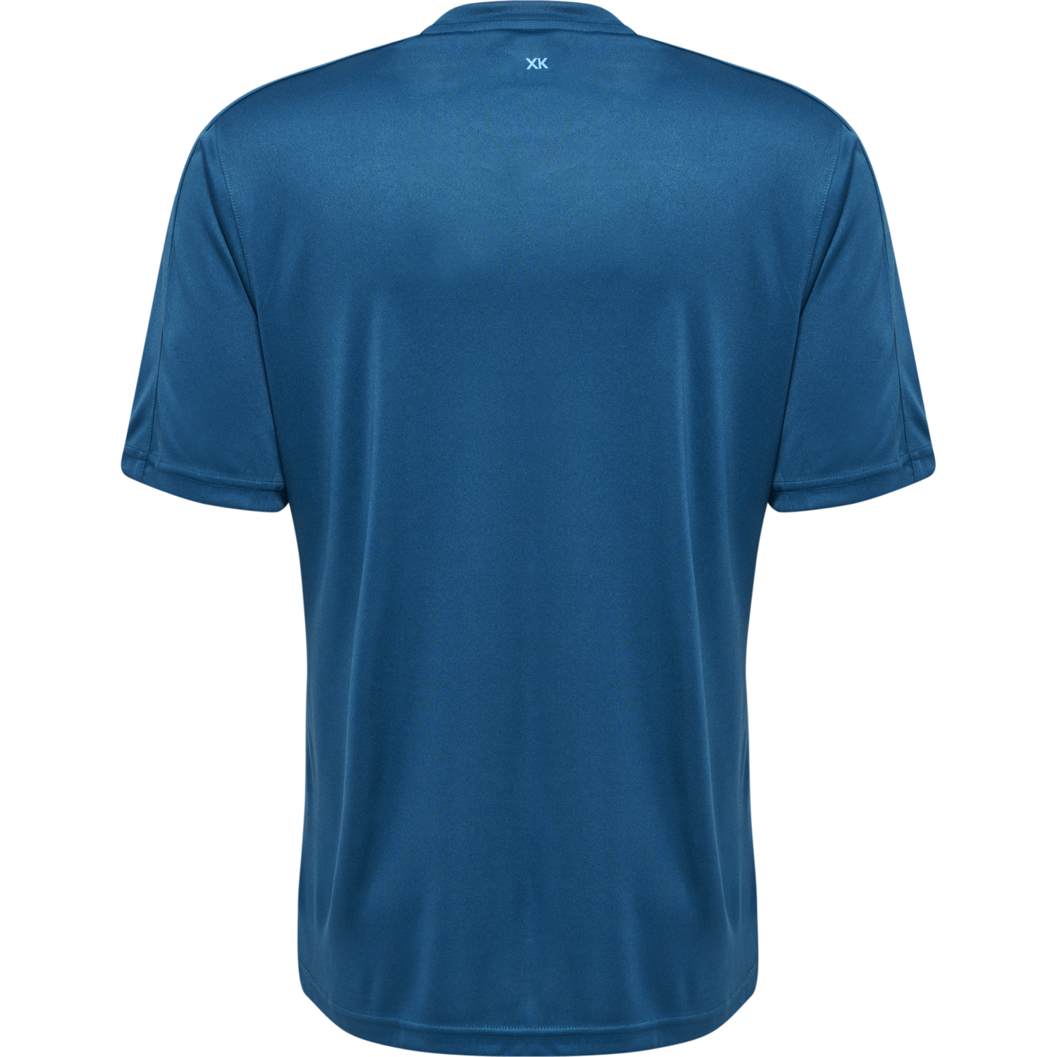 hmlCORE XK STRIPED JERSEY S/S, BLUE CORAL/BLUE DANUBE, packshot