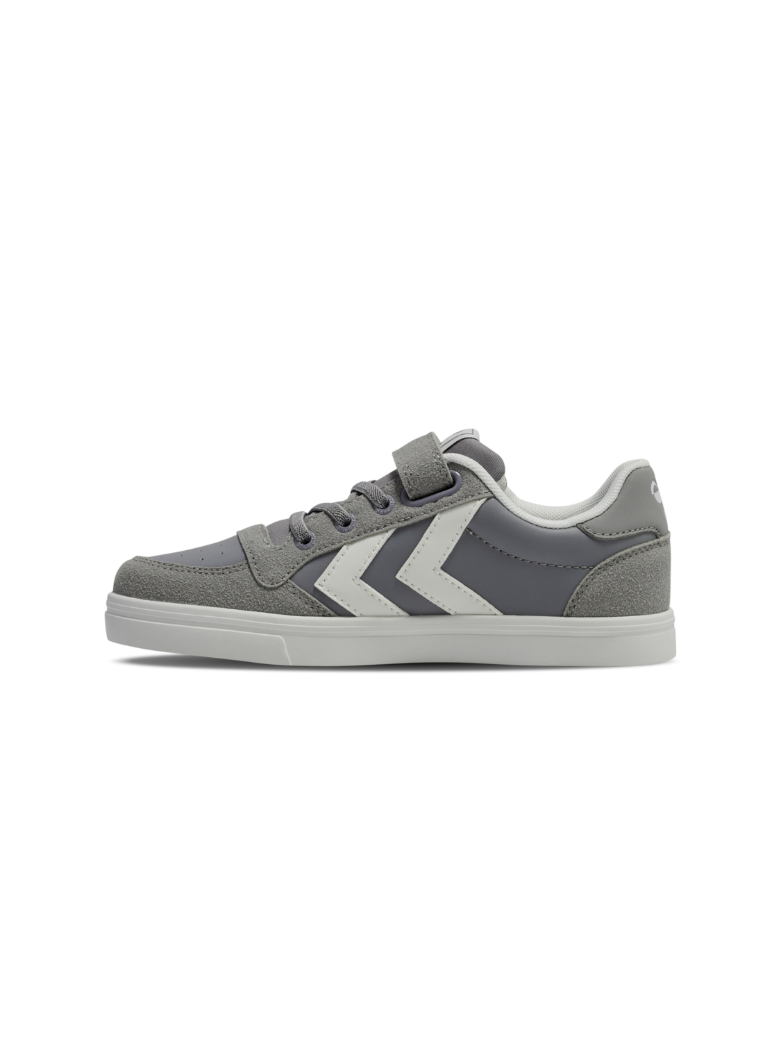 SLIMMER STADIL LEATHER LOW JR, ALLOY, packshot