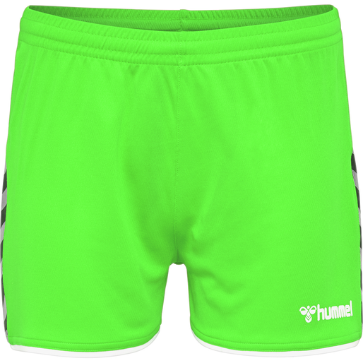 hmlAUTHENTIC POLY SHORTS WOMAN, GREEN GECKO, packshot