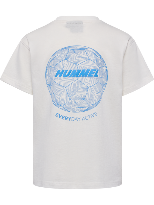 hmlCASPER T-SHIRT S/S, MARSHMALLOW, packshot