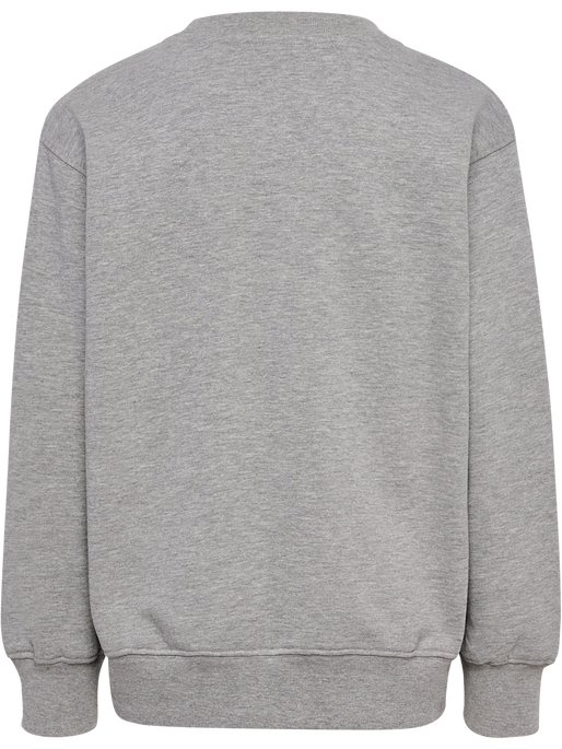 hmlCLEAN SWEATSHIRT, GREY MELANGE, packshot
