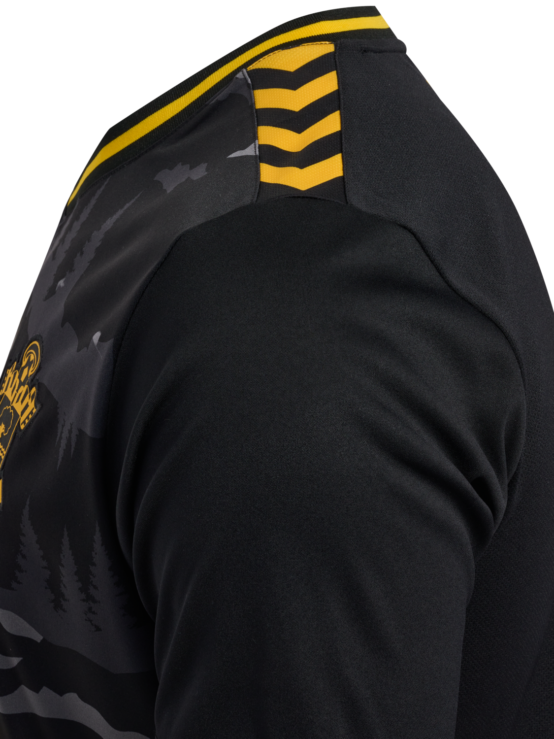 SOU 23/24 THIRD JERSEY S/S, BLACK/DANDELION, packshot