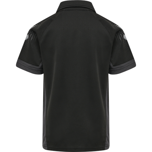hmlLEAD FUNCTIONAL KIDS POLO, BLACK hmlLEAD FUNCTIONAL KIDS POLO, BLACK, packshot