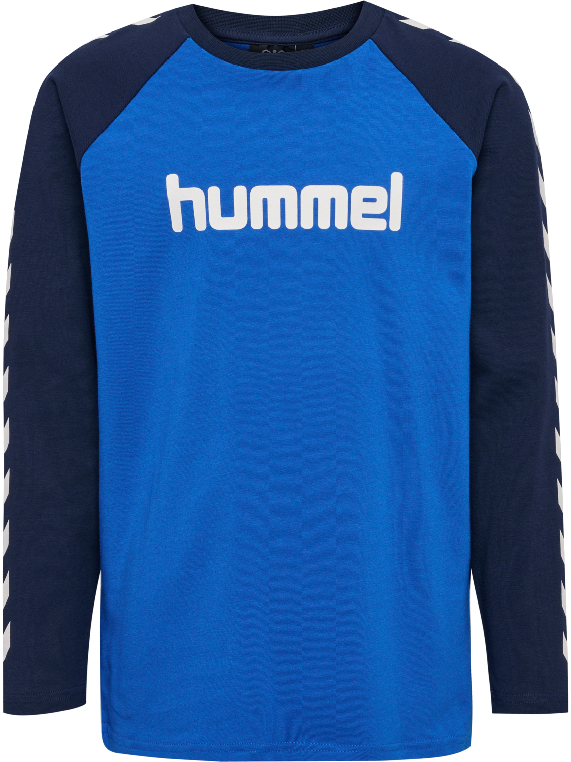 hmlBOYS T-SHIRT L/S, BLUE LOLITE, packshot