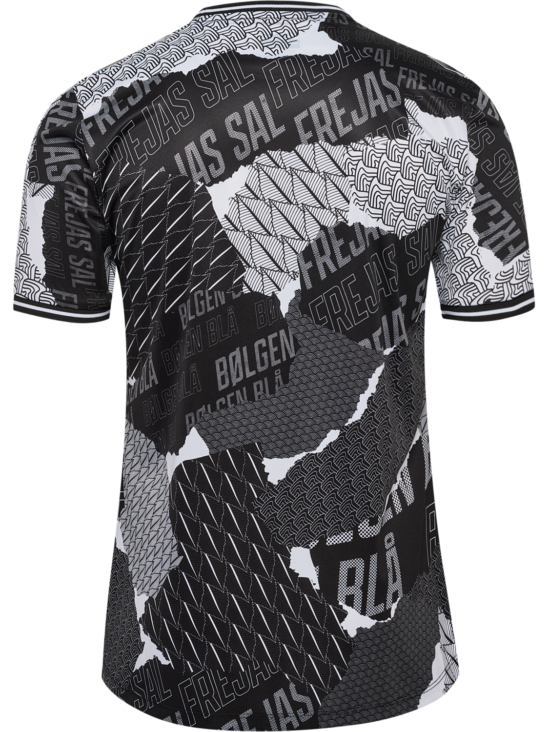 DBU 24 PREGAME JERSEY S/S, BLACK/WHITE, packshot