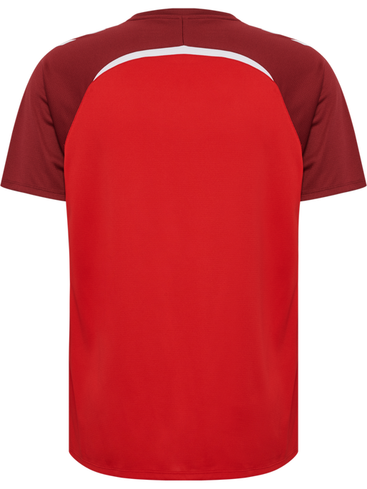 hmlLEAD 2.0 JERSEY S/S, TRUE RED/MAROON, packshot