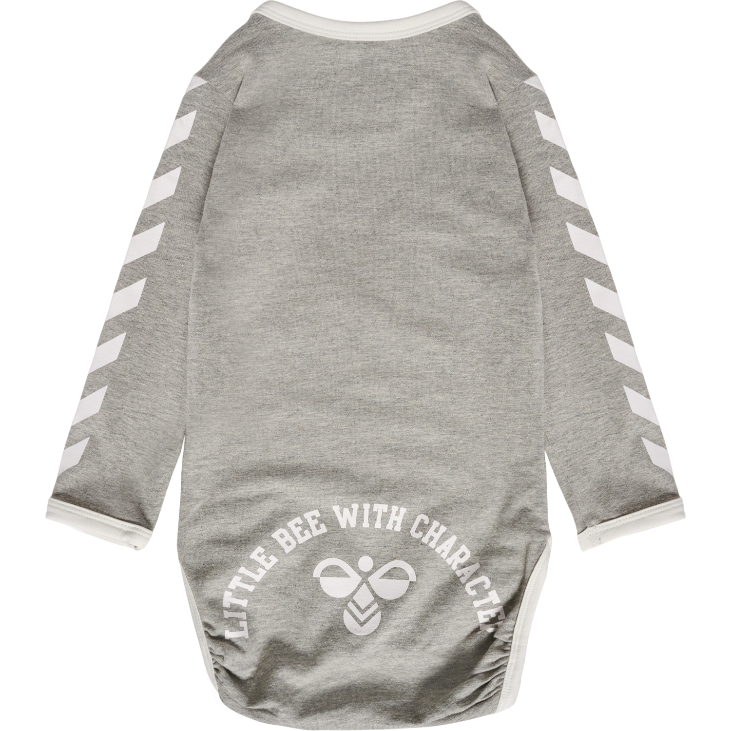 hmlFLIPPER LS BODYSTOCKING, GREY MELANGE, packshot